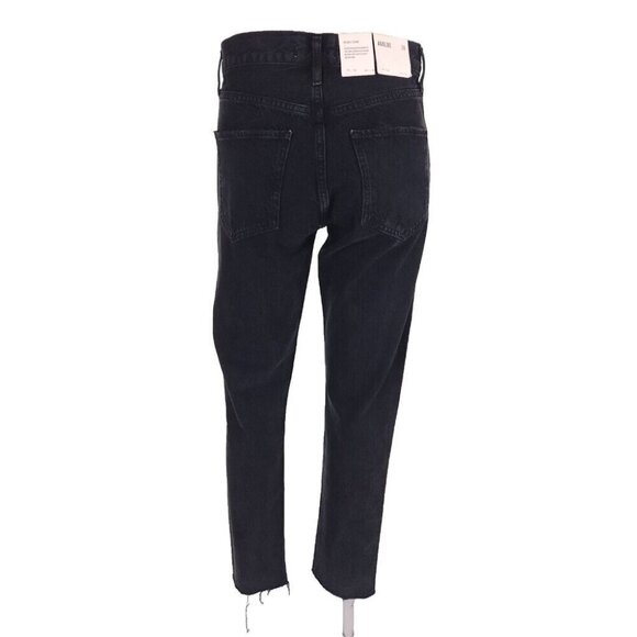 AGOLDE Jamie High Rise Classic Jeans Size 24 XXS Womens Black Compass $168 - Picture 8 of 15